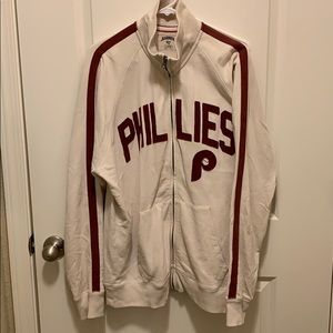 Throwback phillies track jacket. XL